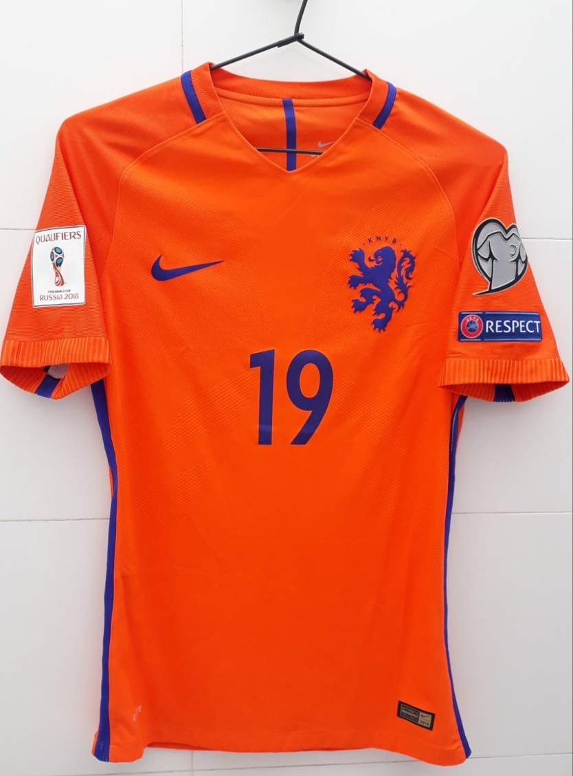 Set Flock Nameset home Trikot jersey shirt Niederlande Netherlands 2001-2003 