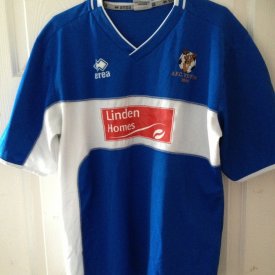 AFC Totton Home football shirt 2008 - 2009 sponsored by Linden Homes
