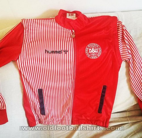 Denmark Träning/fritid fotbollströja 1986