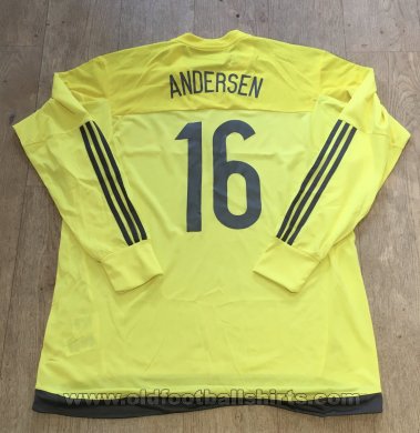 Denmark Goalkeeper football shirt 2014 - 2015