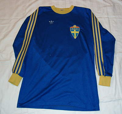 MAGLIA SHIRT JERSEY FOOTBALL SWEDEN VINTAGE DEN. JACK JONES. N°10