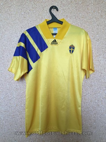Sweden Home Maillot de foot 1991 - 1993