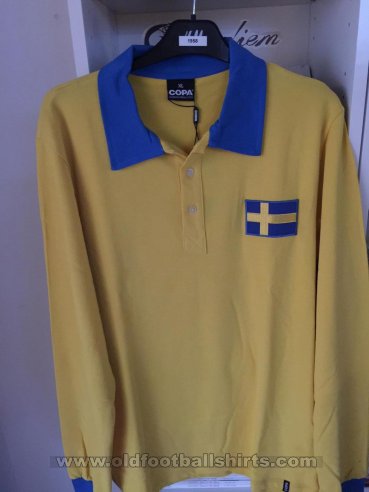 Sweden Retro Replicas football shirt 1958