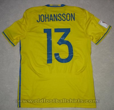Sweden Home maglia di calcio 2016 - 2017