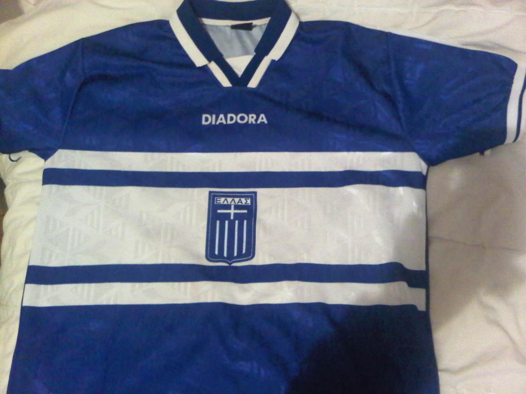 Greece Home football shirt 1996 1998.