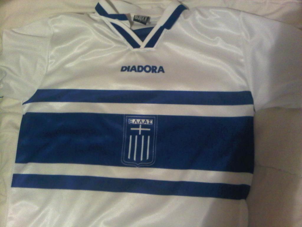 Greece Away football shirt 1996 1998.