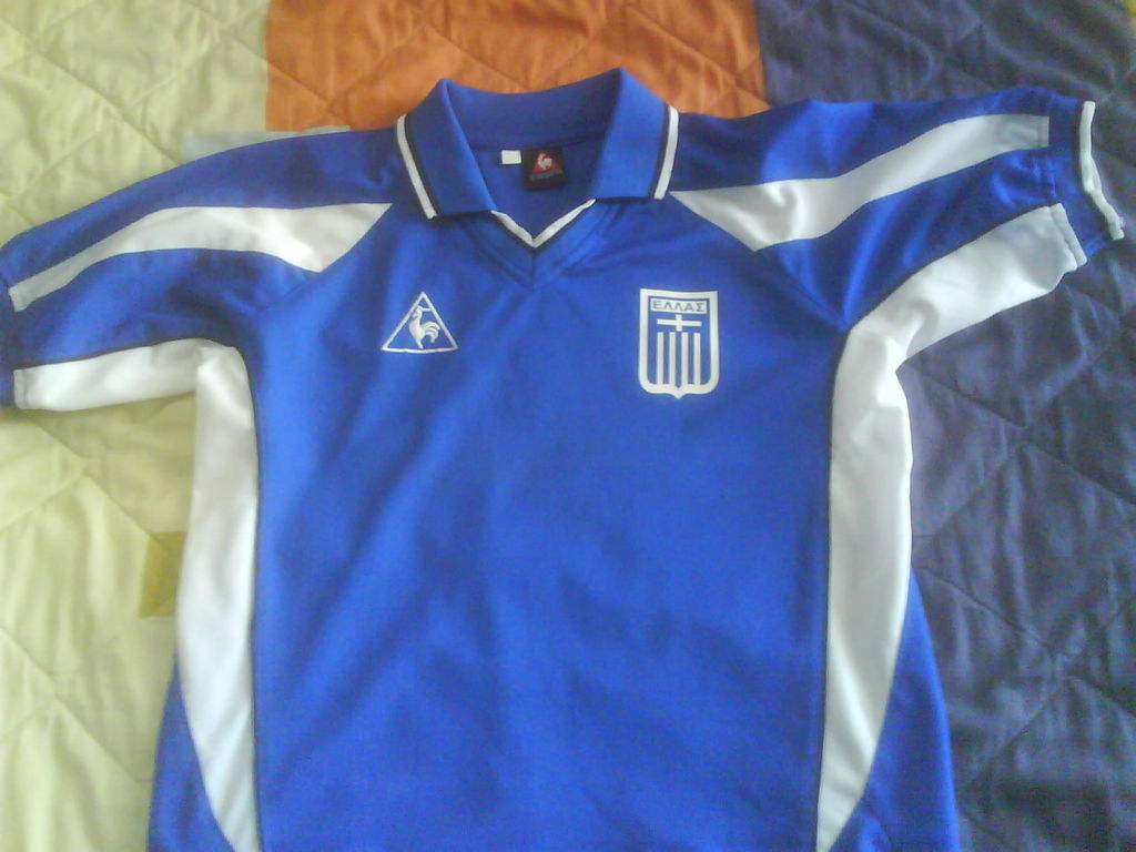 Greece Home football shirt 2002 2003.