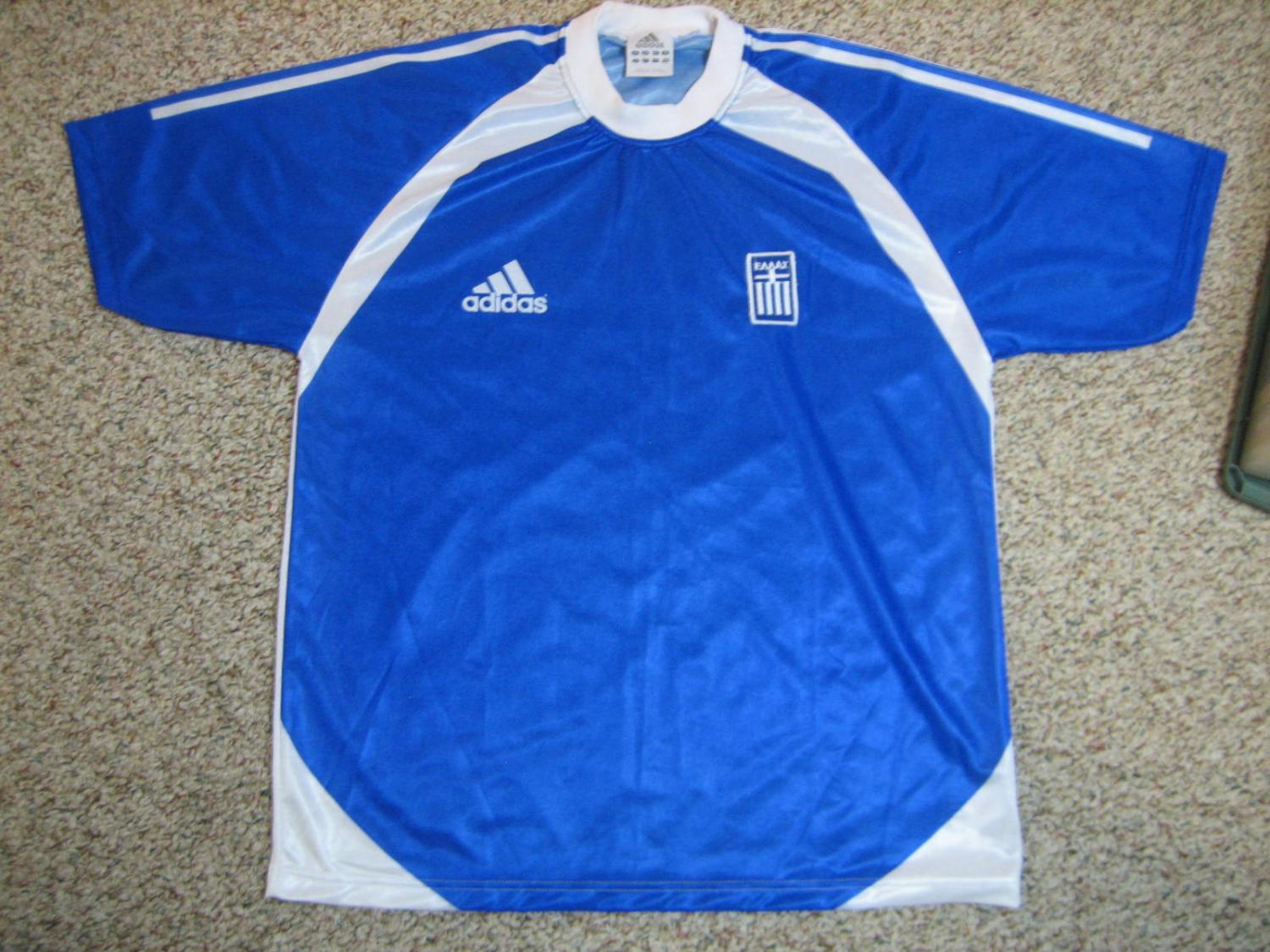Greece Home football shirt 2004 2006.