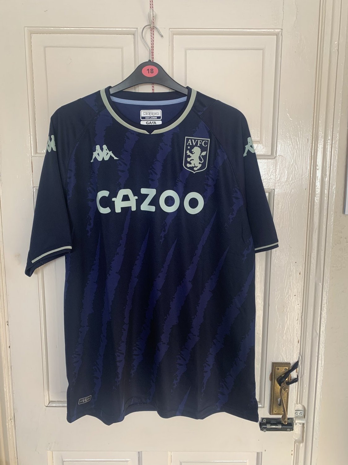 Aston Villa Third Football Shirt 2021 2022 Sponsored By Cazoo