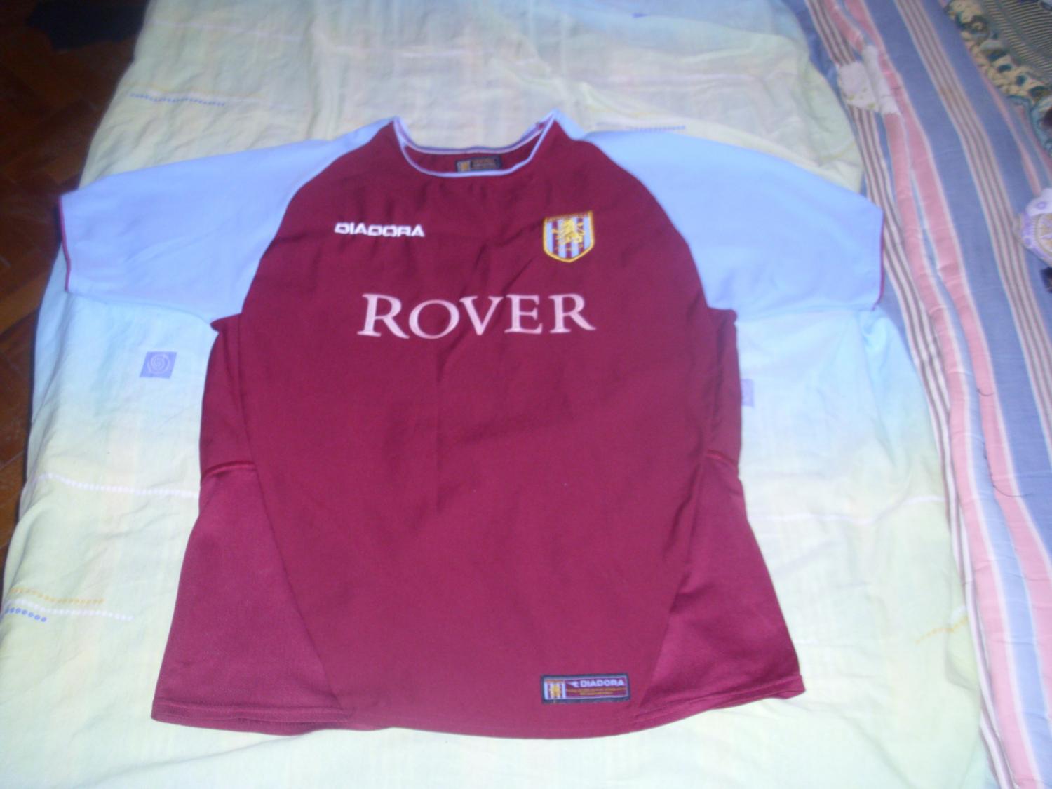 Maillot Diadora Aston Villa Domicile 2003/2004 - Jeune - Rouge, Authentique