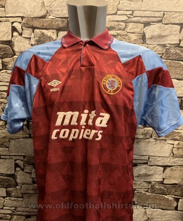 Aston Villa Home football shirt 1990 - 1992