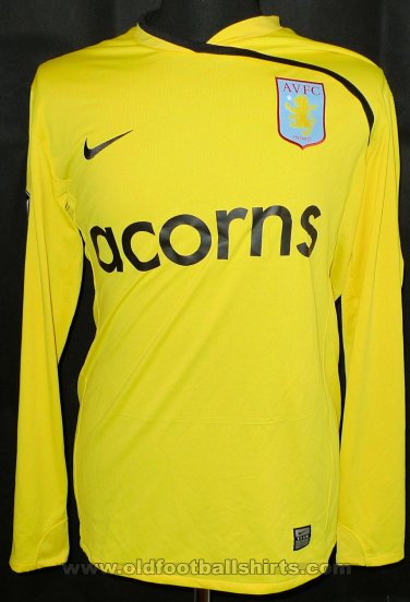 Aston Villa Goalkeeper football shirt 2008 - 2009