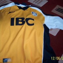 Hull City Home football shirt 2000 - 2001 sponsored by IBC