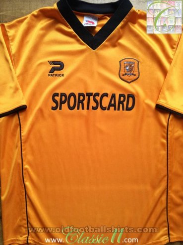 Hull City Home maglia di calcio 2001 - 2002