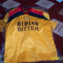 Hull City Home football shirt 1988 - 1990 sponsored by Riding Bitter