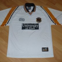 Hull City Home football shirt 1998 - 1999 sponsored by University of Hull