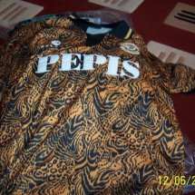 Hull City Home football shirt 1993 - 1994 sponsored by Pepis