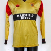 Hull City Home football shirt 1987 - 1988 sponsored by Mansfield Beers
