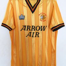 Hull City Home football shirt 1984 - 1986 sponsored by Arrow Air