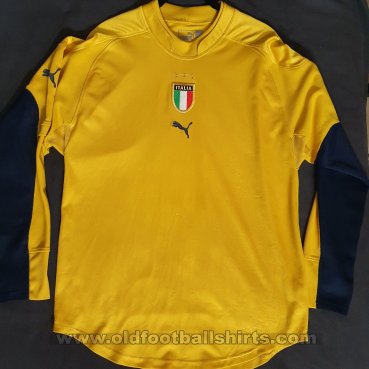 Italy Torwart Fußball-Trikots 2004