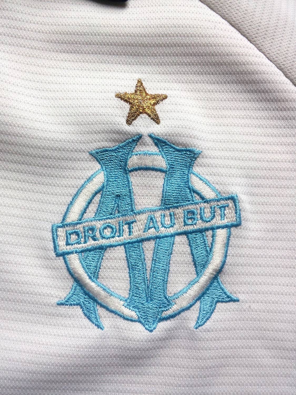 Olympique Marseille Home football shirt 1999 - 2000. Sponsored by Ericsson