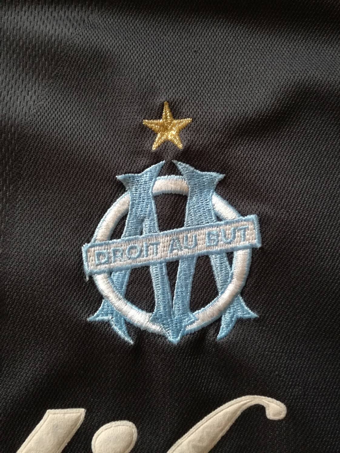 Olympique Marseille Away football shirt 2001 - 2002. Sponsored by ...