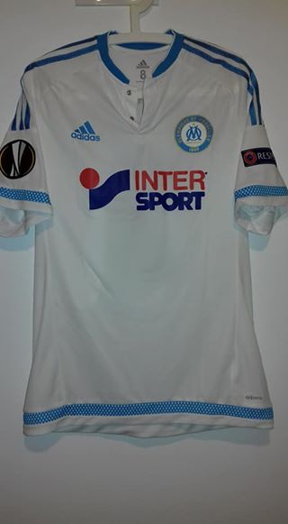 Maillot OM Adidas 2015/2016 – Taille S – Homme – Bleu – Excellent état