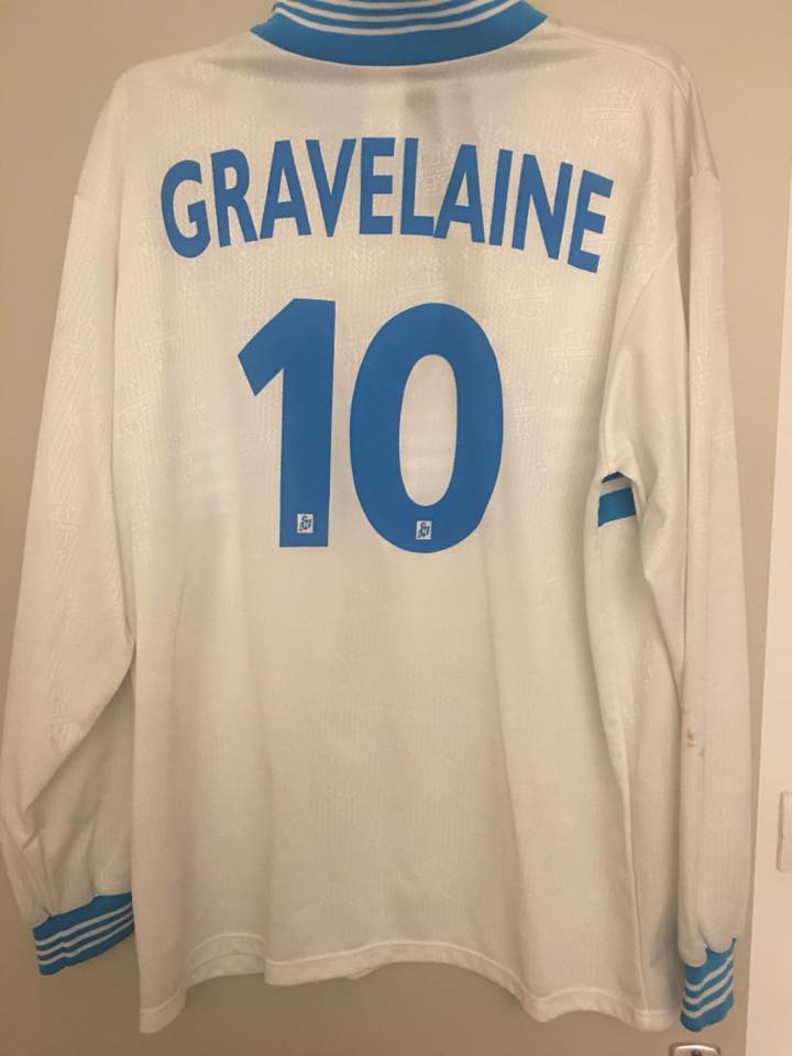 Maillot OM Domicile 1997-1998 – Adidas – Blanc – Taille XL