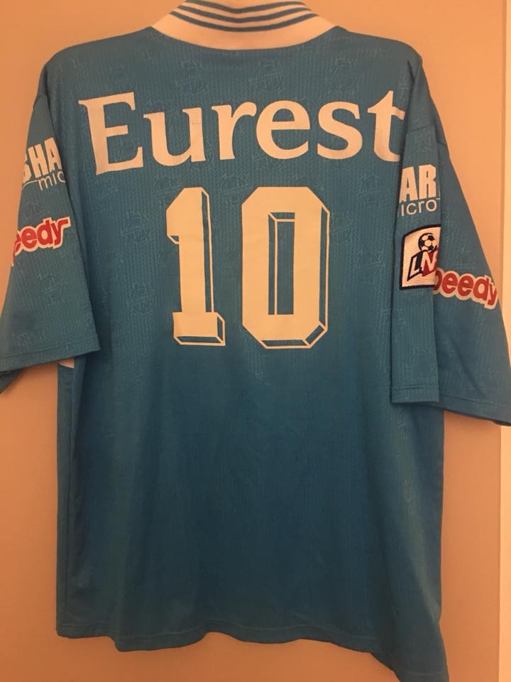 Maillot Olympique De Marseille OM 1997 Parmalat - Adidas - Taille L