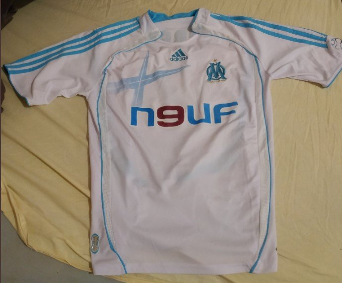 MAILLOT OLYMPIQUE DE Marseille 2007/2008 16 ans - OM 08 shirt EUR 59,99