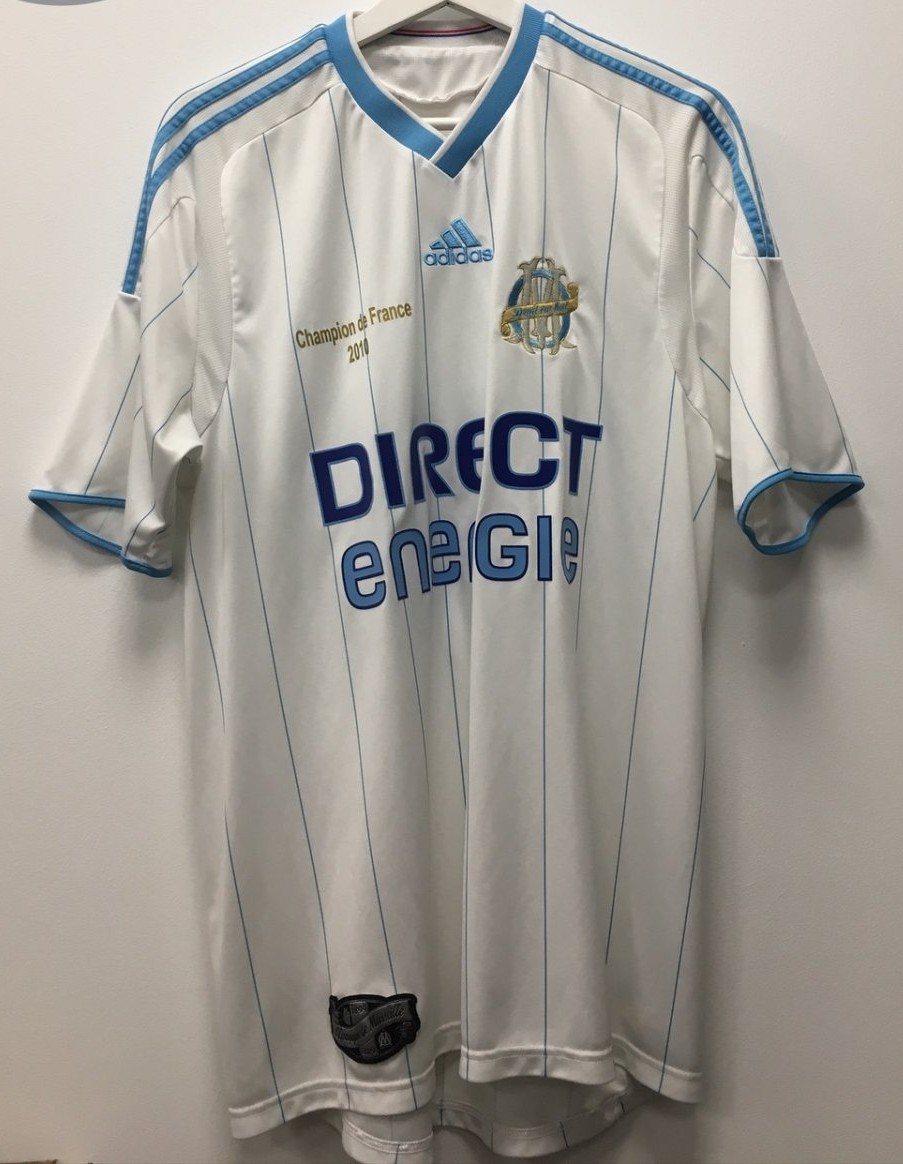 Maillot OM Olympique De Marseille Direct Energie 2009 – Adidas Taille M