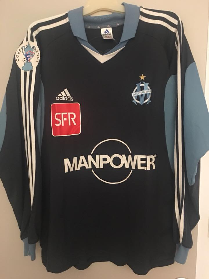 Maillot Extérieur Olympique De Marseille 2000-2001 – Adidas Taille XL – Collector