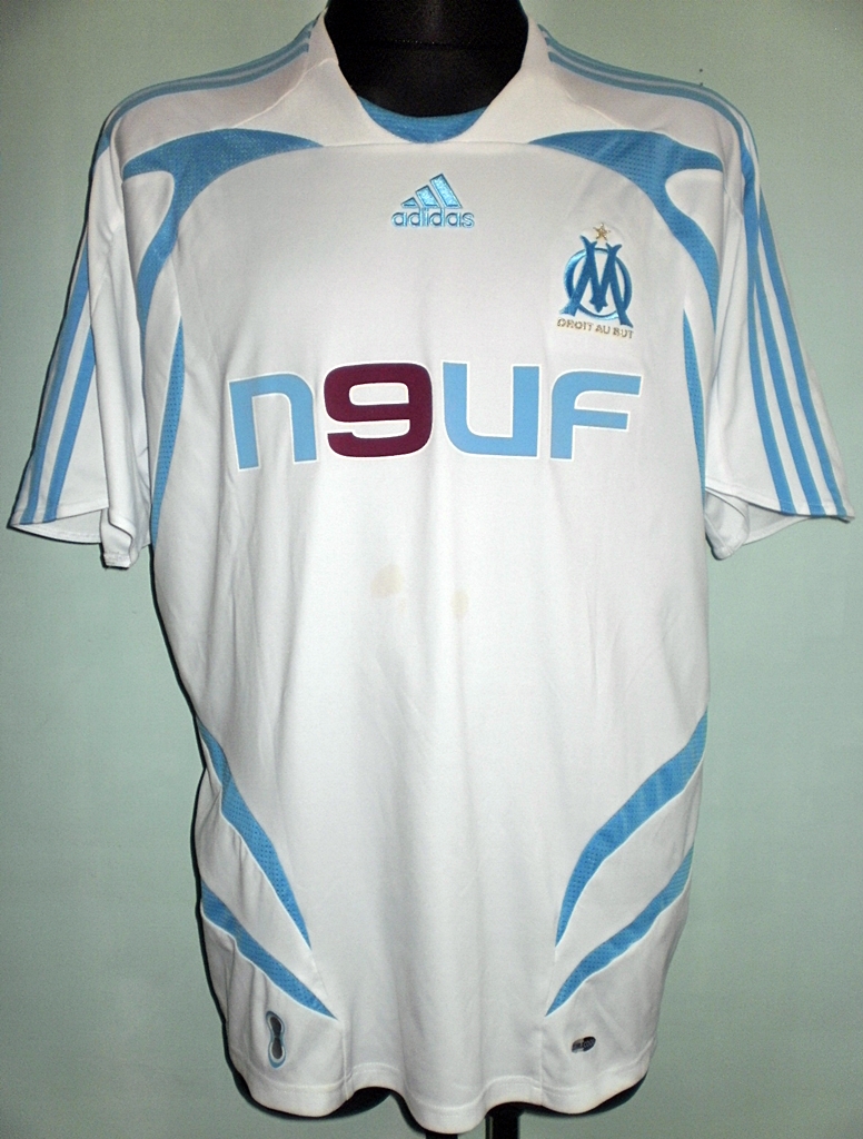 Olympique de Marseille Puma Training 1/4 Zip Top - White