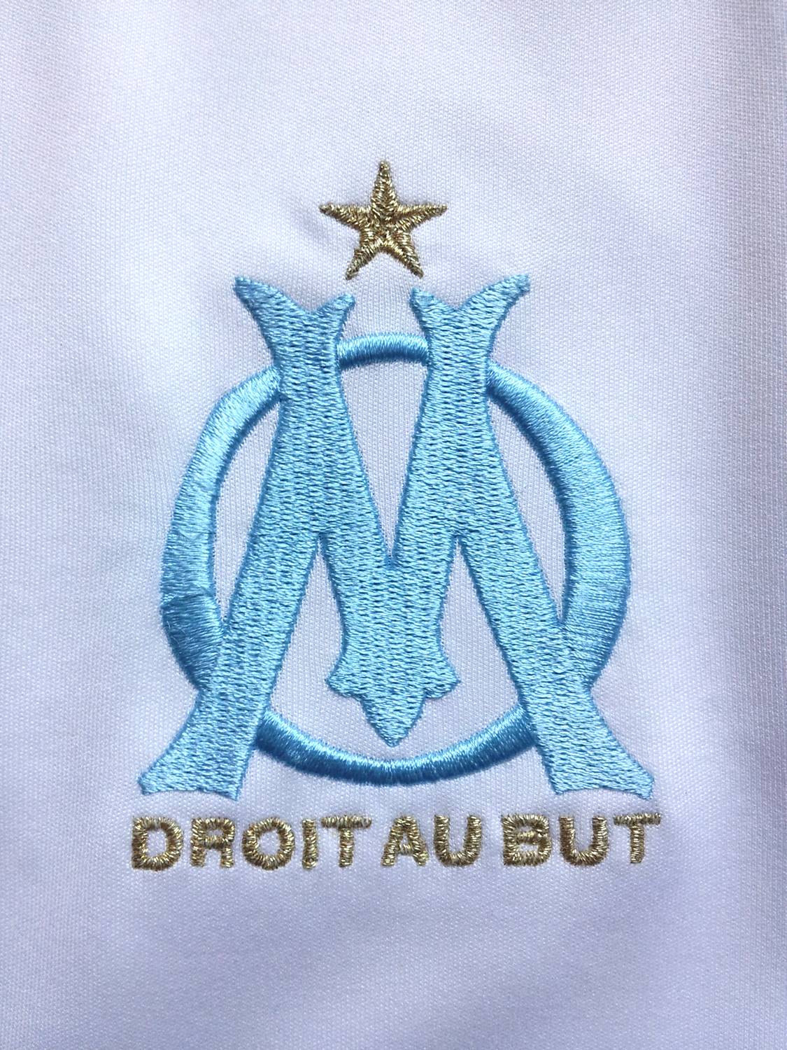 Olympique Marseille Home football shirt 2008 - 2009. Sponsored by ...