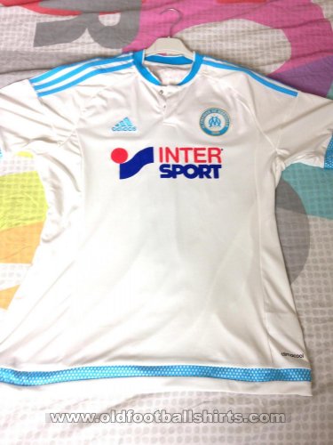 Olympique Marseille Home חולצת כדורגל 2015 - 2016