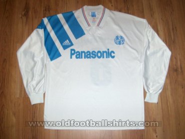 Olympique Marseille Home חולצת כדורגל 1991 - 1992
