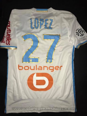 Olympique Marseille Home football shirt 2016 - 2017
