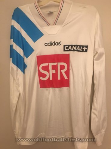 Olympique Marseille חולצת גביע חולצת כדורגל 1995 - 1996