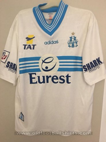 Olympique Marseille Home football shirt 1996 - 1997