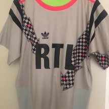 Olympique Marseille Home football shirt 1993 - 1994 sponsored by RTL