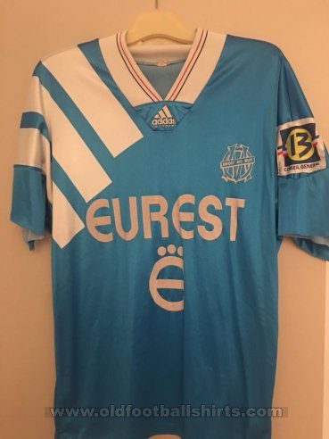 Olympique Marseille Away football shirt 1992 - 1993