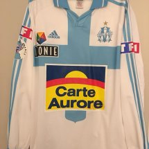 Olympique Marseille Cup Shirt football shirt 2000 - 2001 sponsored by Carte Aurore 