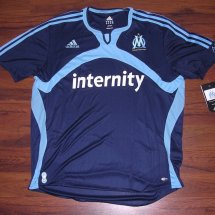 Olympique Marseille Third football shirt 2006 - 2007 sponsored by Internity 