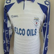 Monaghan United FC Special football shirt 1996 - 1999 sponsored by Elco Oils