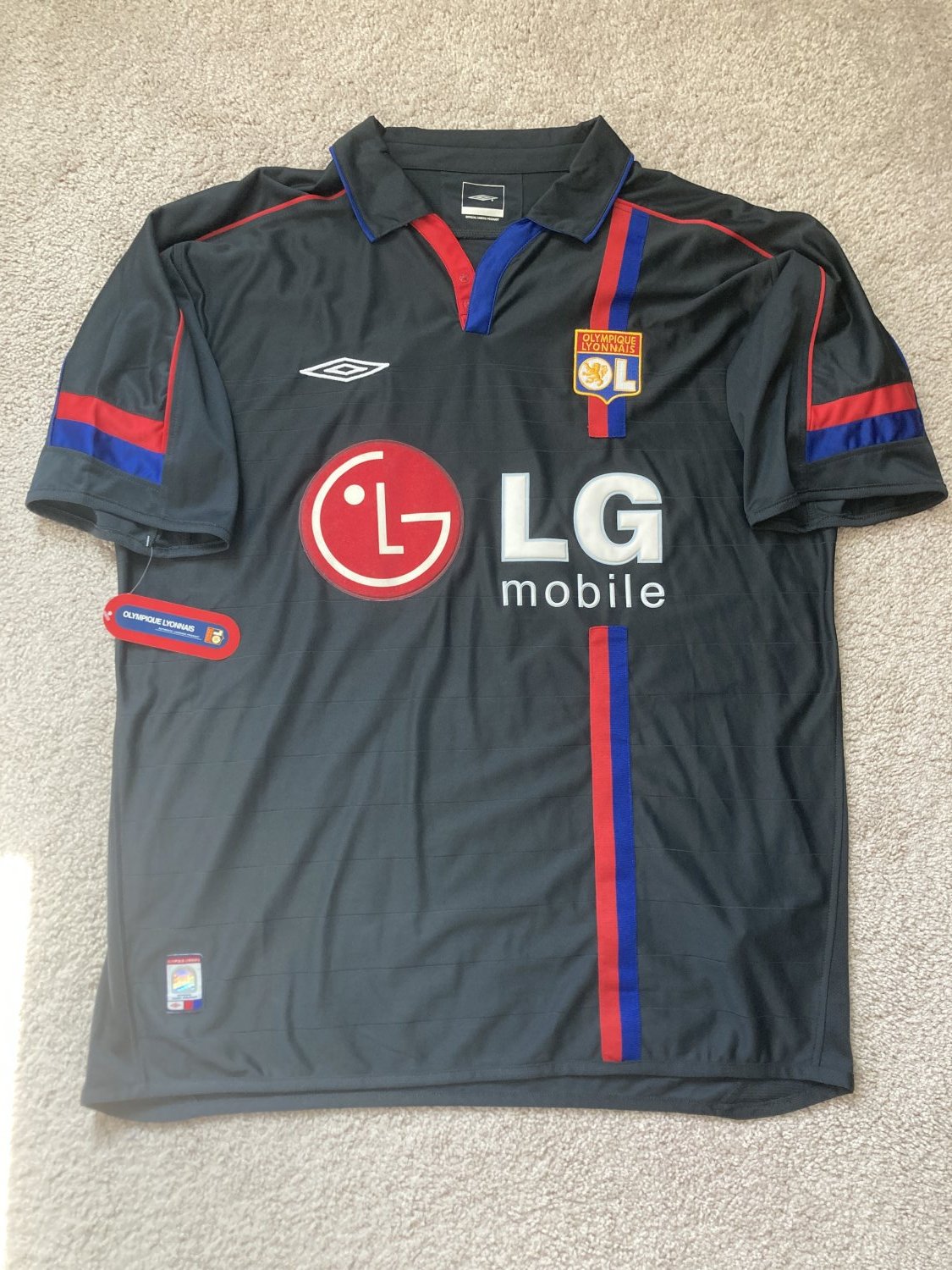 Football Shirt OL Olympique Lyonnais 2005/2006 Away XL