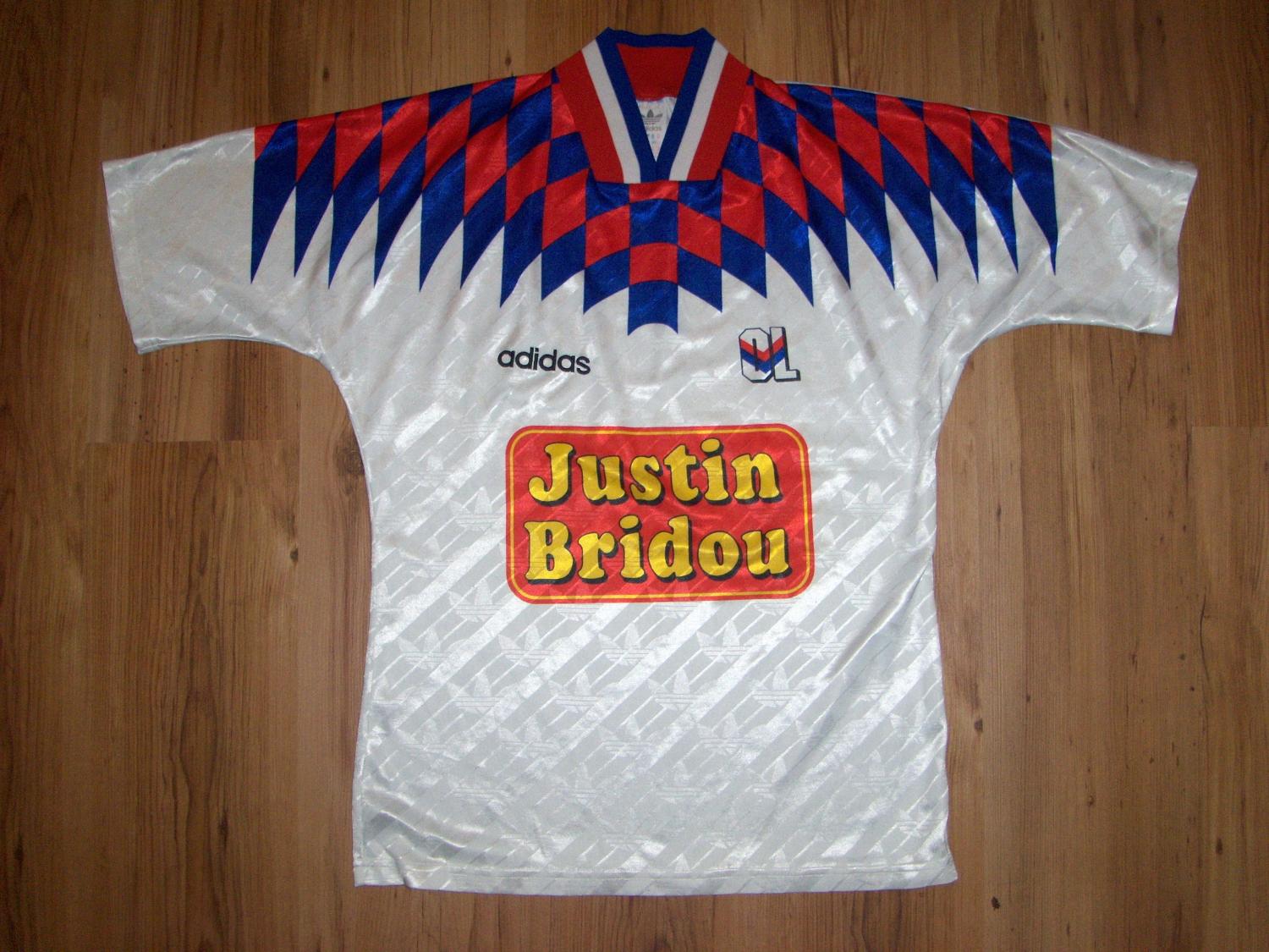 Olympique Lyonnais Home football shirt 1995 - 1996