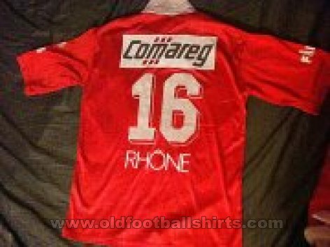 Olympique Lyonnais Home football shirt 1989 - 1990