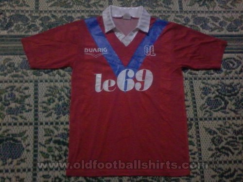 Olympique Lyonnais Home football shirt 1987 - 1988