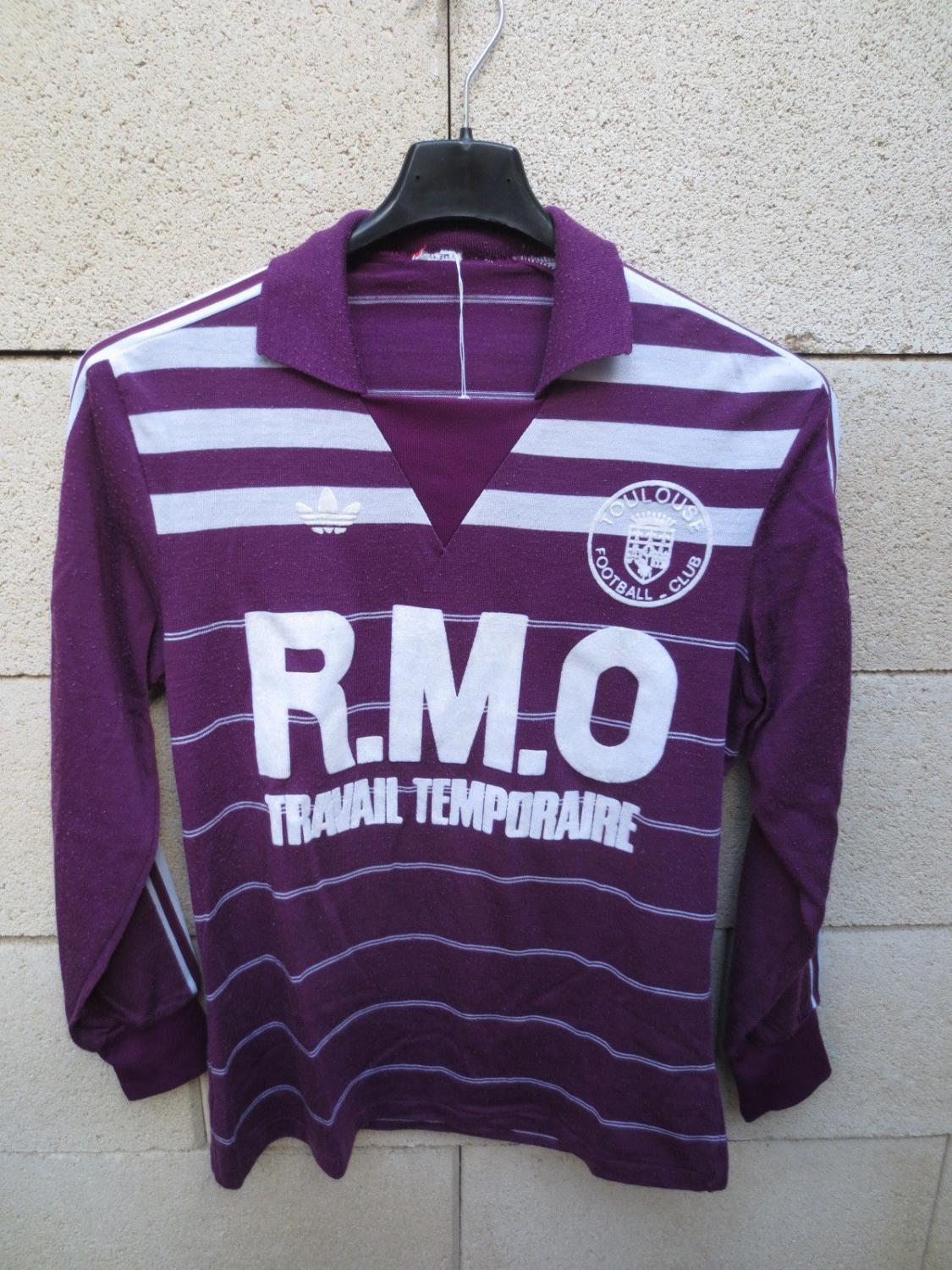 Toulouse Extérieur Maillot de foot 1983 1984.