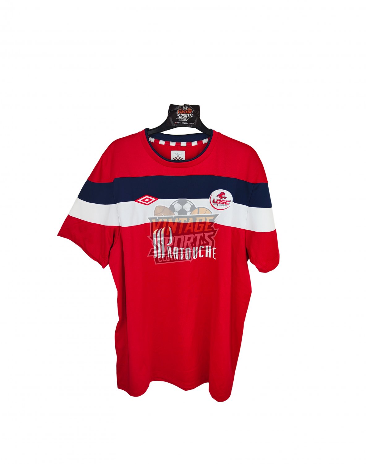 T-shirt De Football Du Lille LOSC, Marque Kipsta, Taille S, Motif Partouches Casino